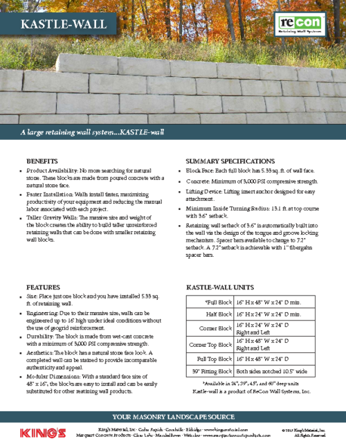 ReCon-General-Info-and-Specs-Kastle-Wall